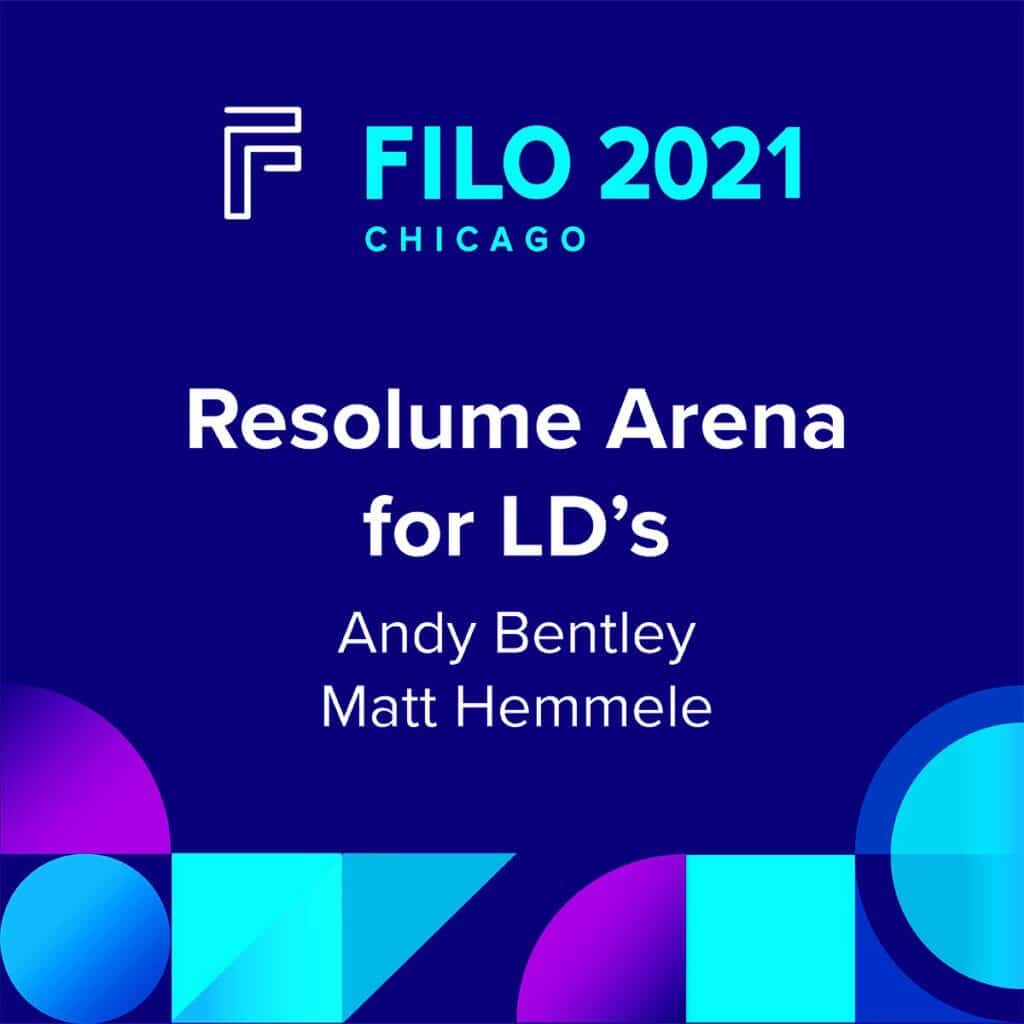 FILO 2021 Chicago Breakout – Resolume Arena for LD’s