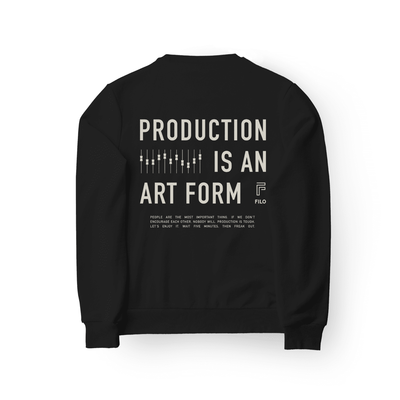 Production Is An Art Form Crewneck Sweatshirt (Pre-Order)