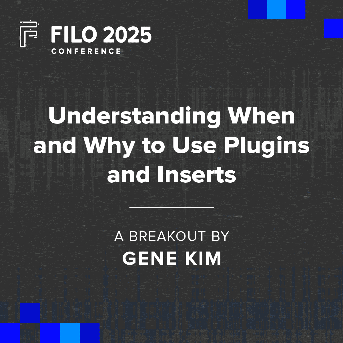 FILO 2025 Breakout: Understanding When and Why to Use Plugins and Inserts