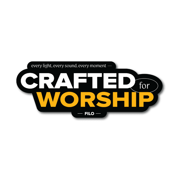 *PRE-ORDER* Crafted for Worship Sticker
