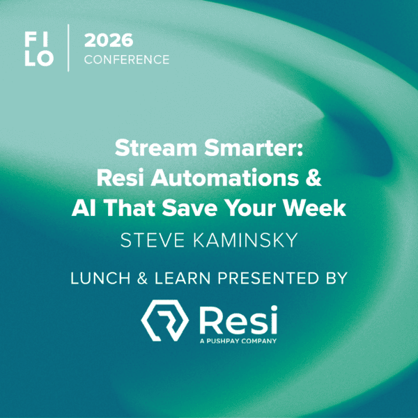 FILO 2026 Lunch & Learn: Stream Smarter: Resi Automations & AI That Save Your Week - Presented by Resi Media